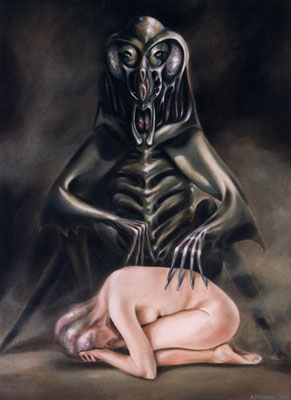 horror surrealist painting surrealism art